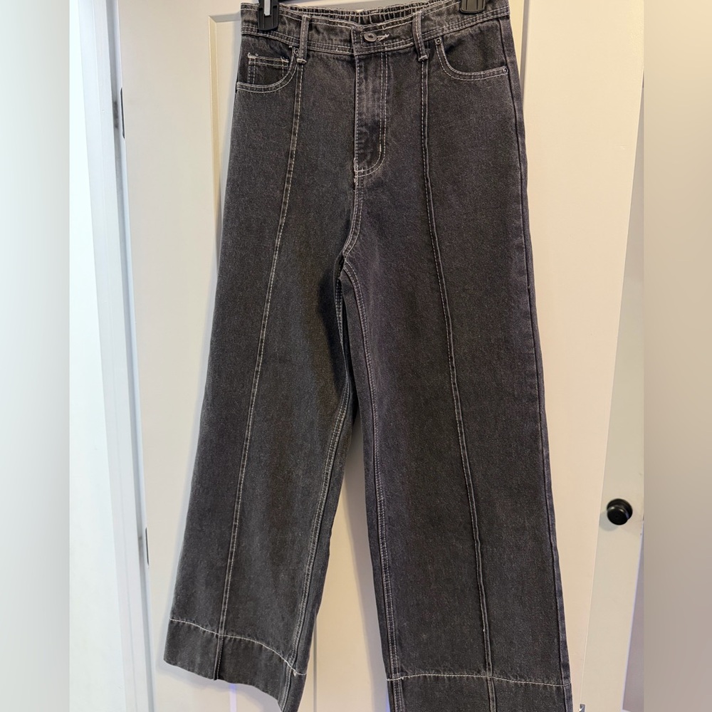 High Rise Black Jeans